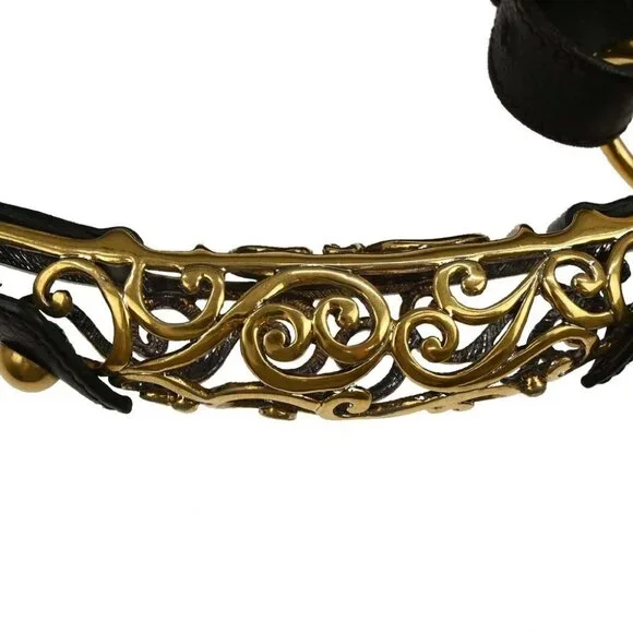 Yves Saint Laurent Dark Brown Medium Mombasa Handbag - Picture 6 of 10